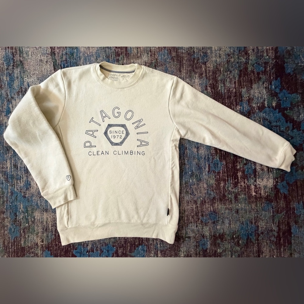 Patagonia Uprisal Men's Off-White Crewneck Sweatshirt Med